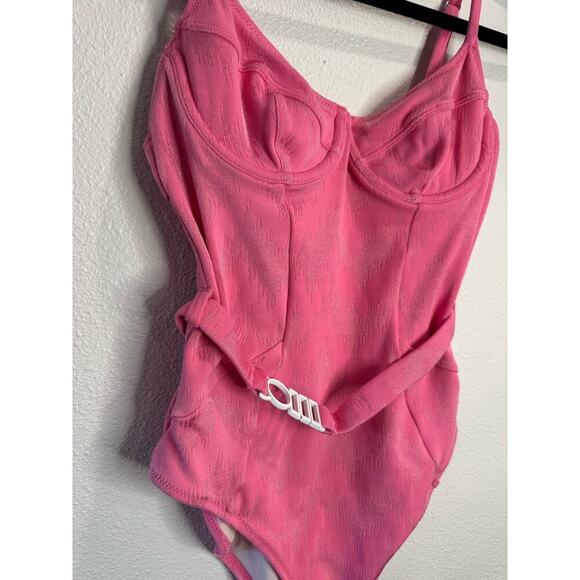 The Spencer One Piece Pink Solid & Striped XS - Picture 4 of 6